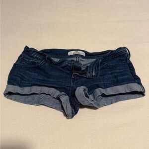 Hollister Women's Blue Denim Shorts